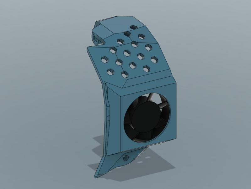 Stronger Hex Ventilated SB2209 SB2240 Door with 3007 Fan