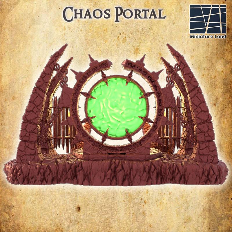 Chaos Portal - Tabletop Terrain - 28 MM