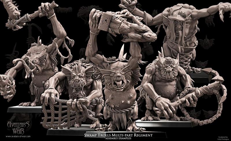 Swamp Trolls multi-part regiment