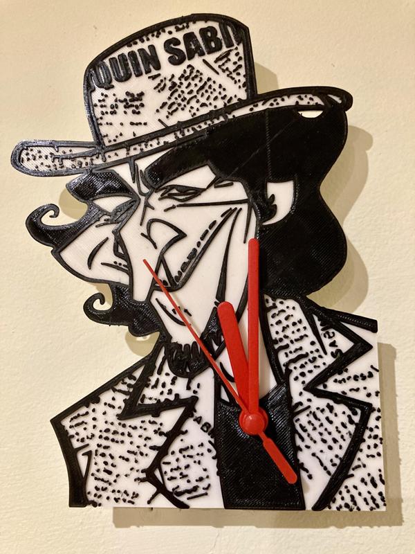 Reloj de pared  Joaquín Sabina.