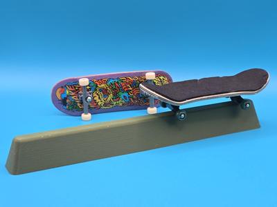 Fingerboard Skate Parking Block Grind