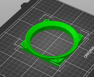 Air intake for 92mm fan