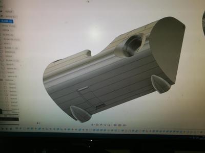 S800 Nose with hinged Canopy and covers for Arrow V3 and Gopro HERO3 and HERO4 - VERSION 2