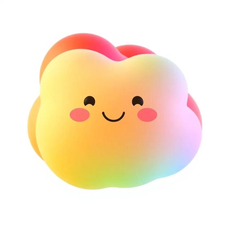 Puffy Rainbow Cloud