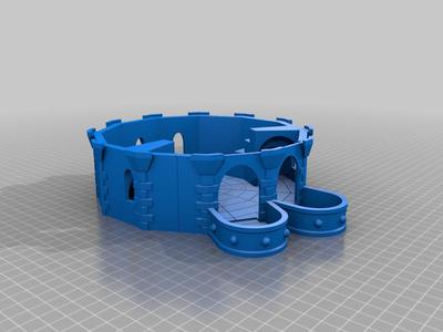 12-Sided Tower - Modular Miniature Terrain