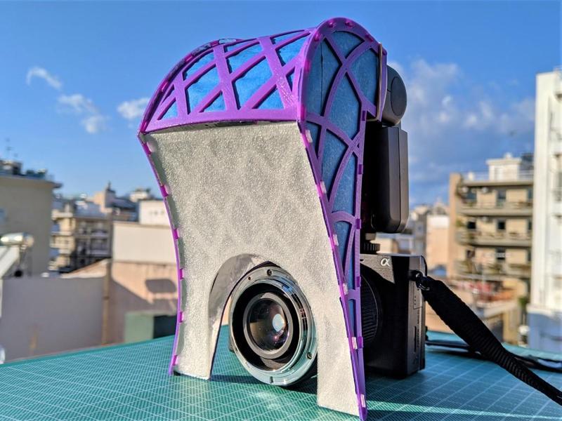 External Flash Diffuser for Close Focus Macro Lenses
