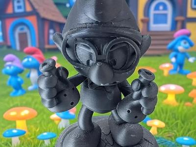 Brainy Smurf with Vials