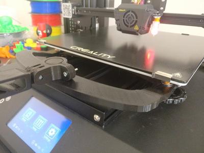 CR-X / CR-10s Pro full-width bed mount