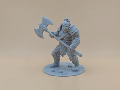 Orc Holding 2 Handed Axe (Bork)