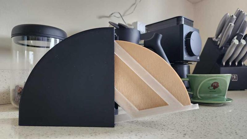 Pour Over Coffee Paper Filter Holder and Container