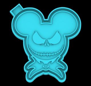 Jack Mouse Halloween - freshie mold - STL for silicone mold