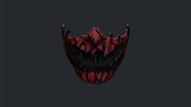 Symbiot mask - single and multimaterial