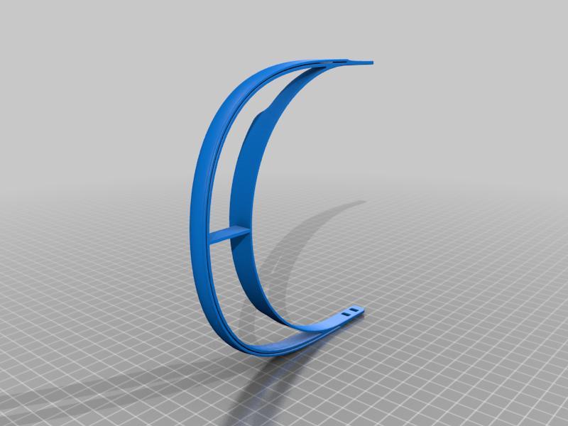 Easy 3D printed Face Shield Open