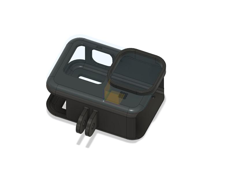 Gopro 9 / 10 / 11 / 12 Protection Case Mount (good for FPV)