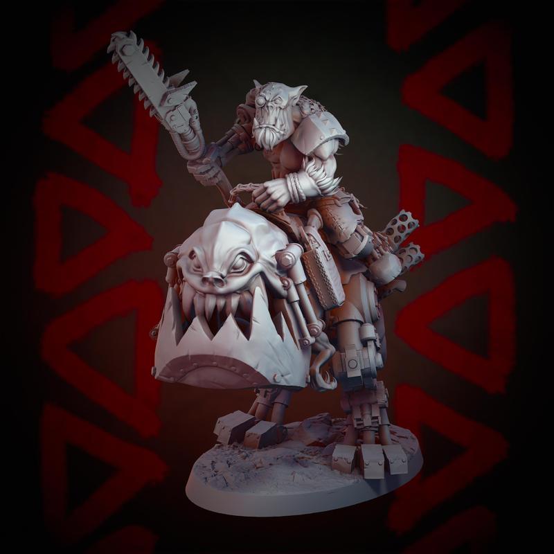 MrModulork's Cyborg Orc Hunta Cavalry