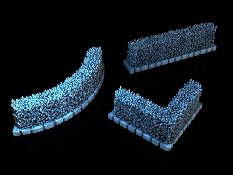 Hedge Set - Medieval Town Set