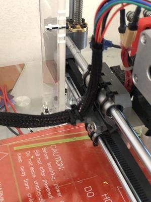 Prusa i3 X carriage cable holder