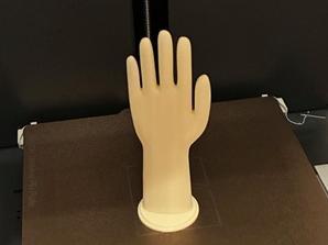 Latex Glove Style Hand Sculpture for Jewelry