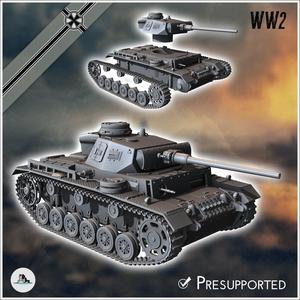 Panzer III Ausf. L - Germany Eastern Western Front Normandy Stalingrad Berlin Bulge WWII