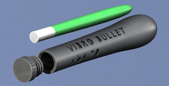 cigarette / joint box holder storage container closed screw vibro bullet