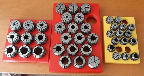 ER32 3x3, 3x6 and ER20 3x6 collet chuck holders