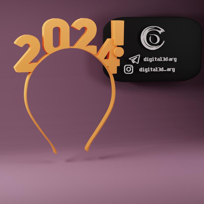 Headband NEW YEAR 2024! // vincha AÑO NUEVO 2024! 06