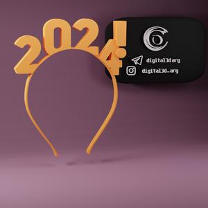 Headband NEW YEAR 2024! // vincha AÑO NUEVO 2024! 06