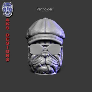 Gangster bulldog v2 Penholder and flowerpot