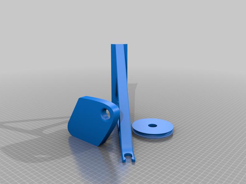 Snap-Together Pulley and Bracket