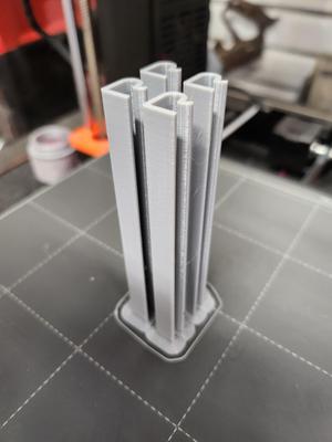 Parametric cable clip openSCAD