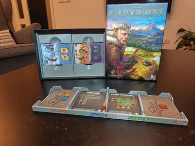 Kartografové / Cartographers Insert + Inlay (printable on Prusa MINI)