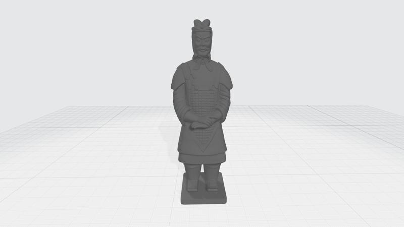 Terracotta Warriors General 3D Model 3D print model