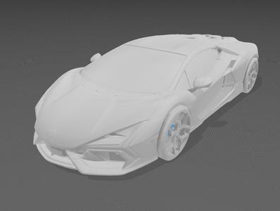 Lamborghini Revuelto (low poly)