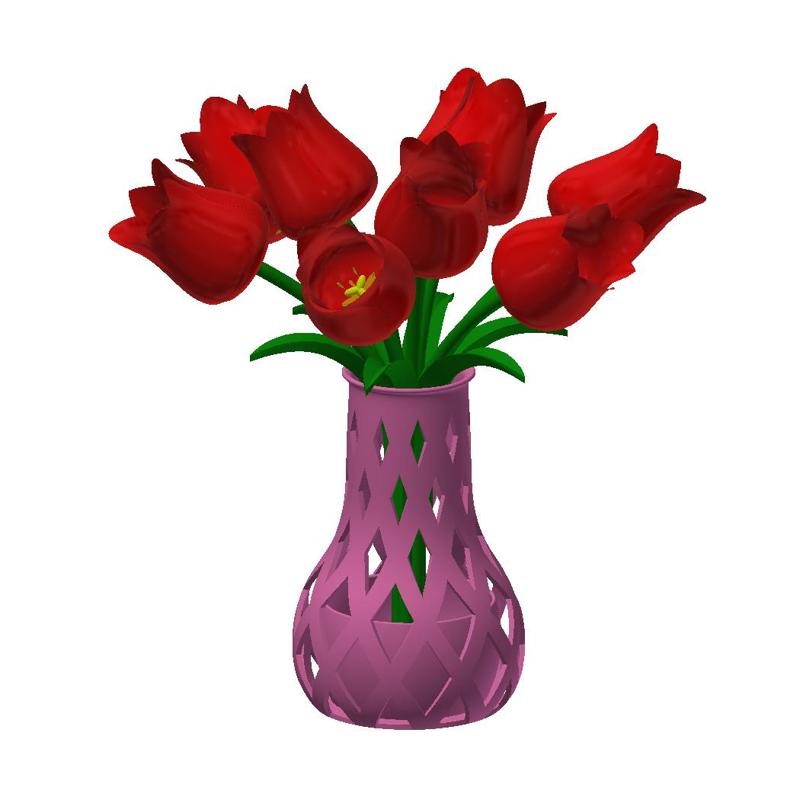 Decorative flower plant vase