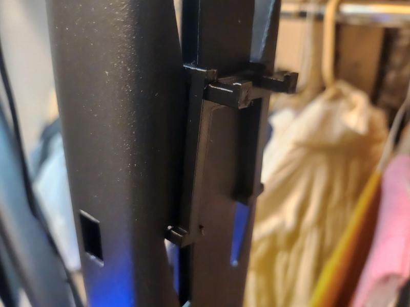 Single hooks and double brackets for Whalen industrial rack