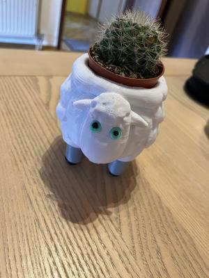 Flower pot in sheep design (Flower pot in sheep design)