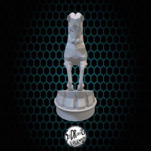 War Horse 2 - LowPoly - Bust - Full - Perfect Design - Easy Print - Decor - SoliDRawinGS0329