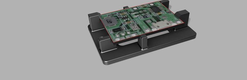 Mounting Bracket for J5019 Li-ion 3.7/4.2 Volts Battery Charger Board + DC-DC Step Up Booster Module