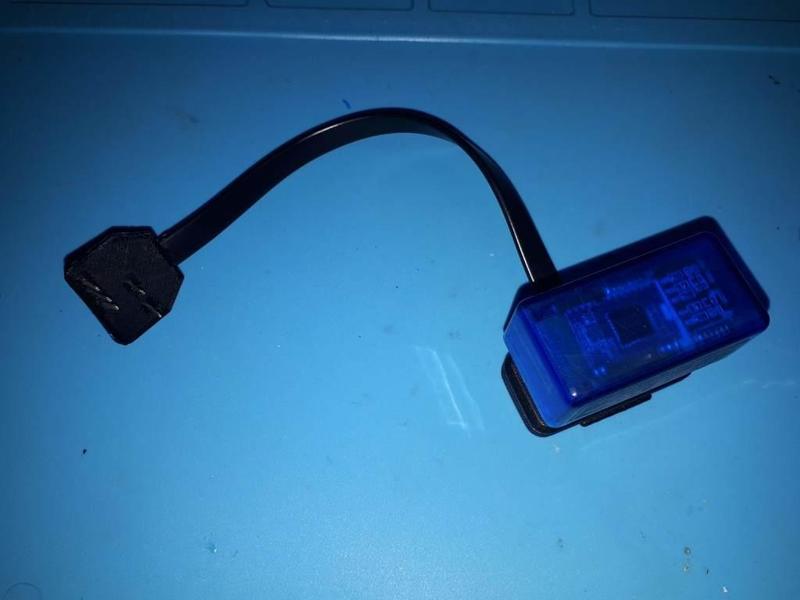Ultra thin OBD2 extender mod