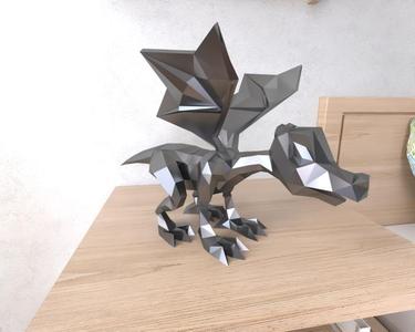 Baby Dragon Lowpoly