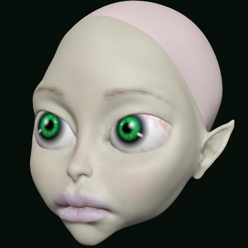 BJD Doll head Hyland collection