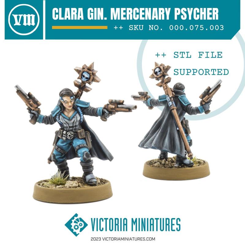 Clara Gin Mercenary Psycher
