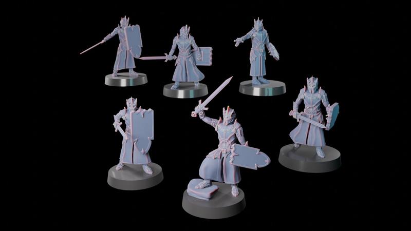 6x Arazain Black Guard