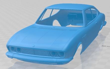 Fiat Dino Coupe Bertone 1969 Printable Body Car
