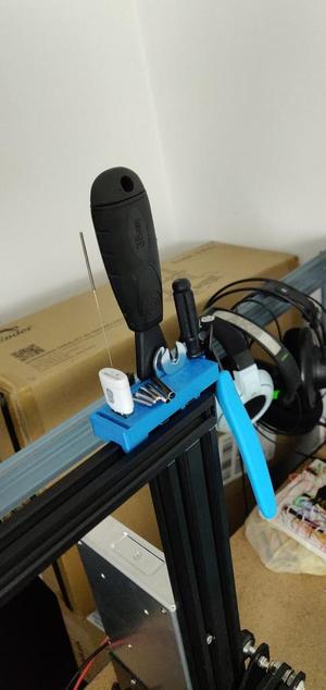 Ender3/Pro Remixed Tool Holder(With USB and SD card slots)