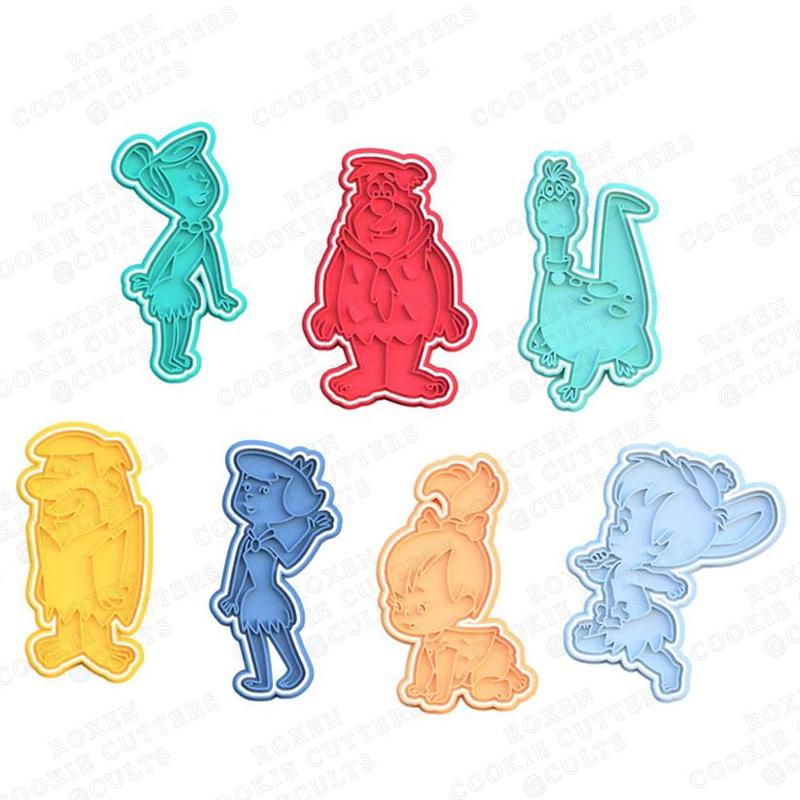 The Flintstones cookie cutter set of 7