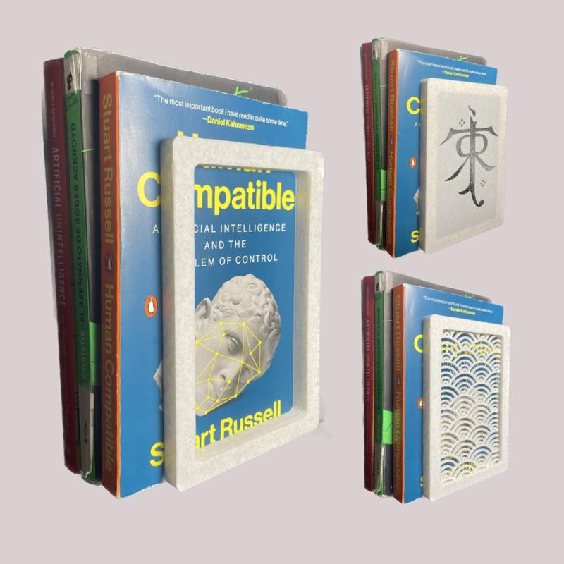 ModEnds: minimalistic and customizable bookends