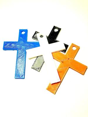Cross Keychain