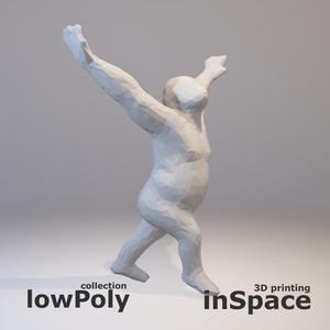 Low poly - Dancing ape