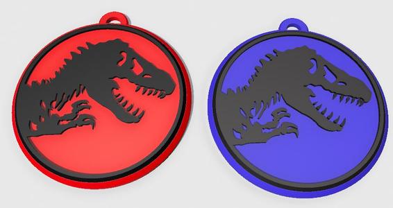 JURASSIC KEYCHAIN